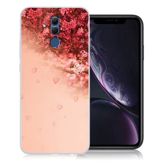 Huawei Mate 20 Lite kuviollinen joustava pehmeä silikooni muovinen takasuoja kuori - Terälehdet