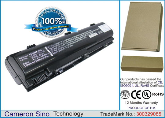 Dell Inspiron 1300 Inspiron B120 Inspiron B130 akku 8800 mAh