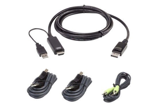 Cable Kit: 1x True 4K 1.8M HDMI To DisplayPort Active Cable