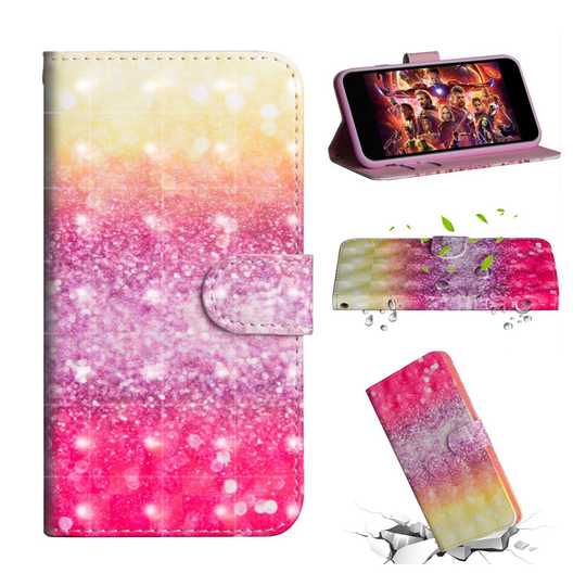Sony Xperia L3 kuviollinen décor nahkainen suojakotelo - Värikäs kuviollinen