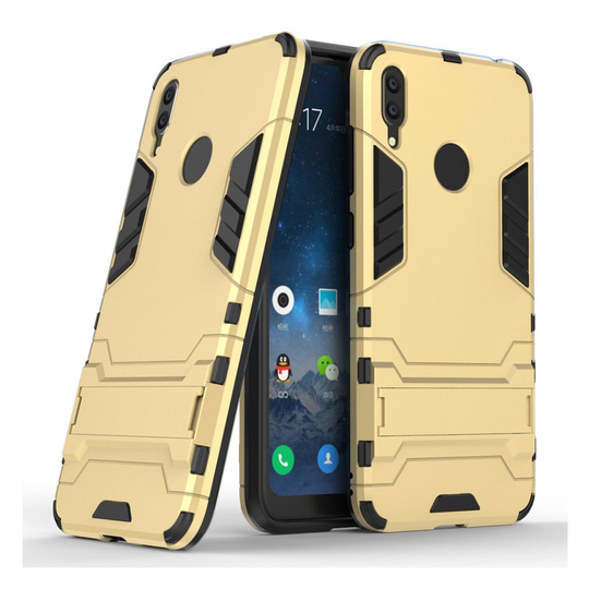 Huawei Y7 2019 hybrid suojakotelo - Kulta