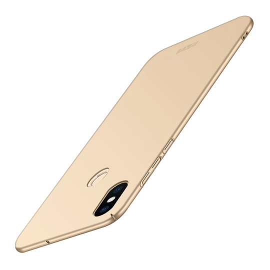 Xiaomi Mi 8 MOFI Himmeä Kova Muovi Ohut Takasuojakuori - Kulta