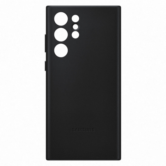 SAMSUNG LEATHER COVER S22 ULTRA BLACK