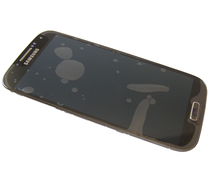 Etupaneeli kosketuspaneelilla and LCD Näyttö Samsung I9505 Galaxy S4 LTE - musta edition (Alkuperäinen)