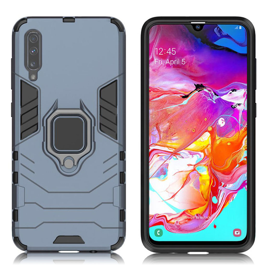 Ring Guard kuoret - Samsung Galaxy A70 - Sininen