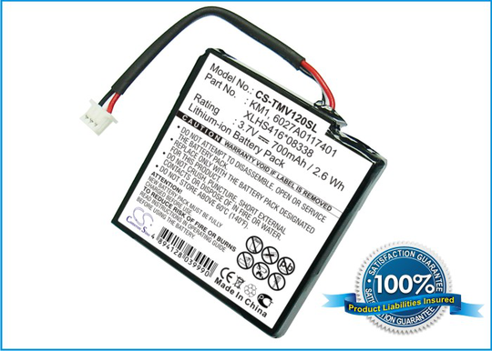 TomTom Via 120 akku 700 mAh