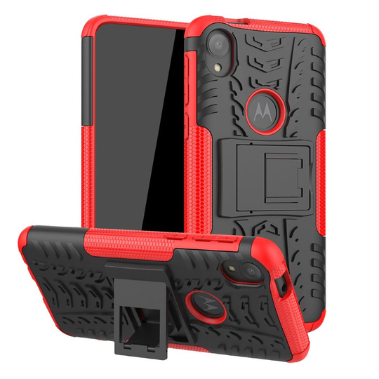 Offroad Motorola Moto E6 kuoret - Punainen