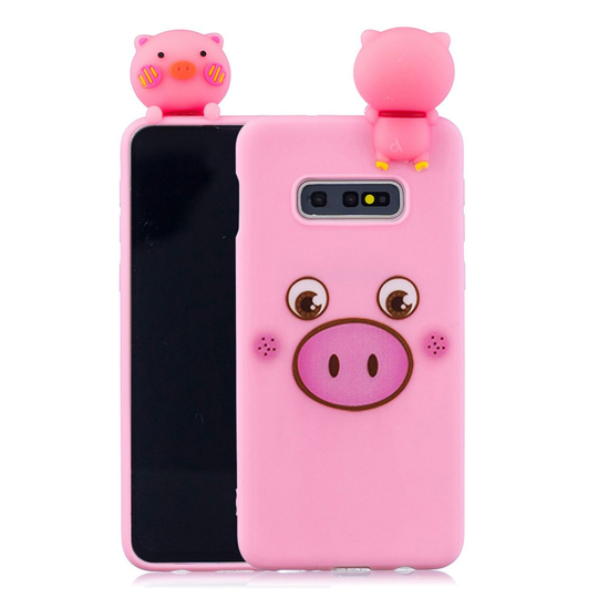 Samsung Galaxy S10e 3D animal doll case - Pig