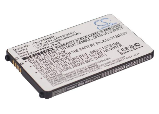 LG AX265 BANTER AX840 Banter AX265 akku 950mAh