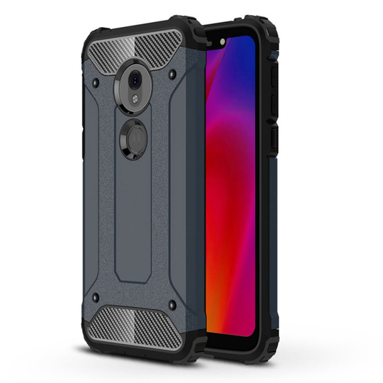Armour Guard Motorola Moto G7 Play kuoret - Tummansininen