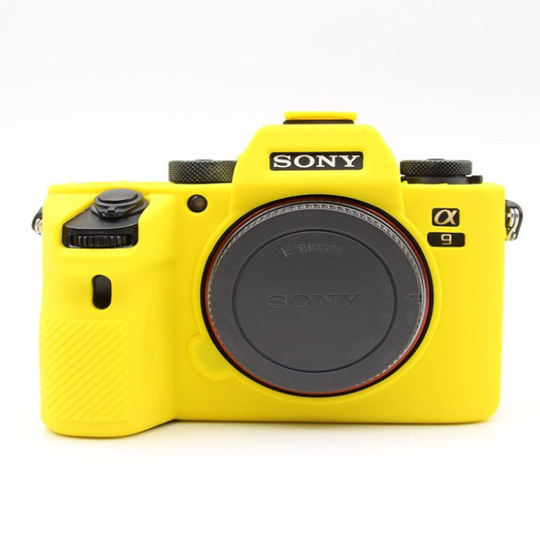 Sony Alpha A9 pehmeä silikoni Suojakotelo - Keltainen