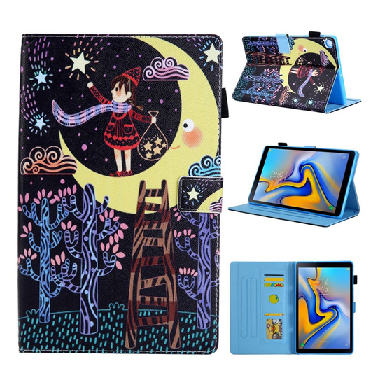 Samsung Galaxy Tab A 10.1 (2019) pattern multi-angle leather case - Catch Star Girl