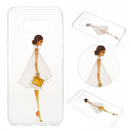 Deco Samsung Galaxy S8 kuoret - Muoti tyttö laukku