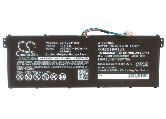 Acer Aspire 5 / ES1 / V3 ( AC14B8K ) akku 3000 mAh