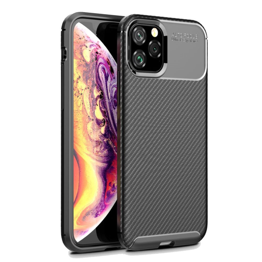 Carbon Shield iPhone 11 Pro kuoret - Musta
