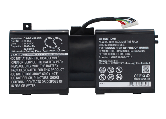 DELL Alienware 17 Alienware 18 Alienware M17X R5 akku 5600 mAh