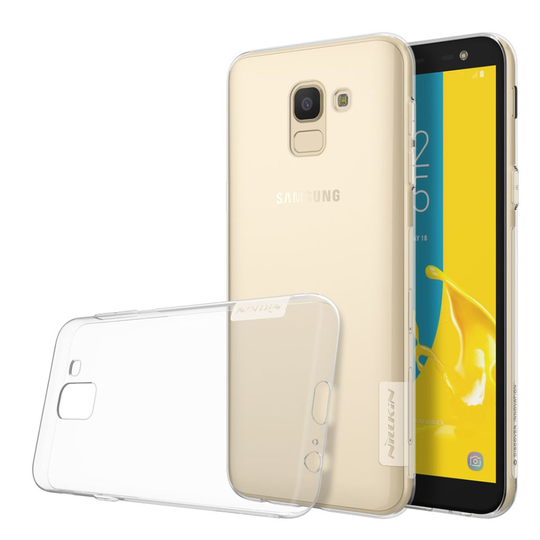 Samsung Galaxy J6 (2018) NILLKIN Luonto Pehmeä TPU Muovi Takasuoja Kuori - Valkoinen