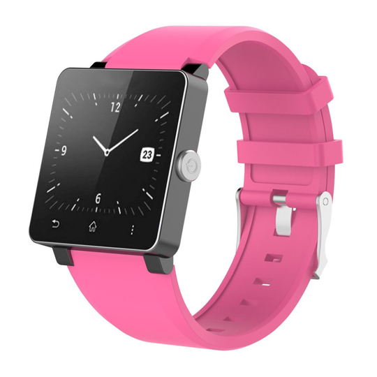 Sony SmartWatch 2 Säädettävä TPE Kellon Vaihto Ranneke - Pinkki
