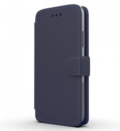 NovaNL Bookcase Volume 1.0 suojakotelo Samsung Galaxy S21 5G - Laivastonsininen