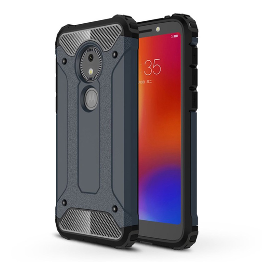 Motorola Moto E5 Play armor guard hybrid case - Dark Blue