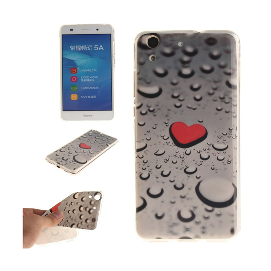 Huawei Y6 II Suojaava Kuori - Vesipisara Ja Rakkaus