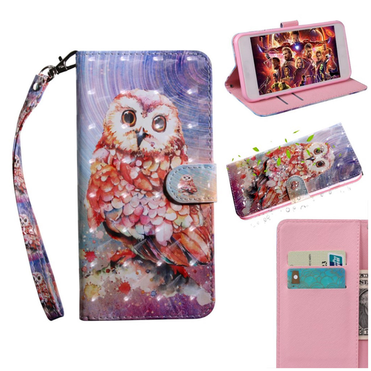 Sony Xperia 1 pattern leather case - Owl