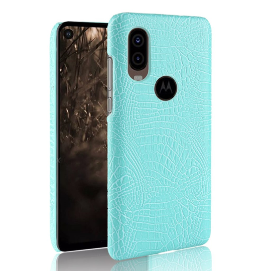 Croco Motorola P40 kuoret - Syaani