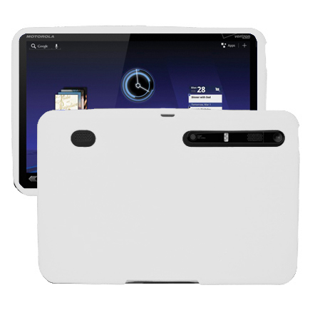 Soft Shell (Valkoinen) Motorola XOOM Silikonikuori