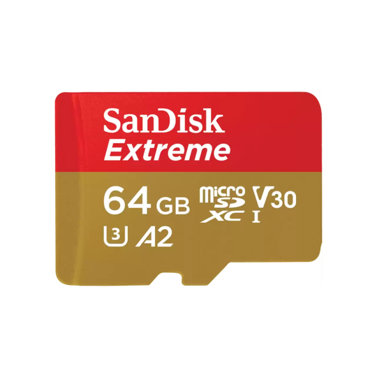 SANDISK Extreme MicroSDXC 64GB + SD Adp