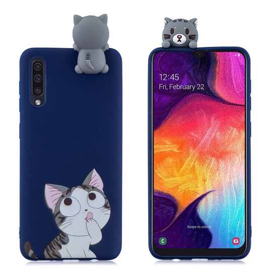 Samsung Galaxy A50 3D animal doll case - Cat