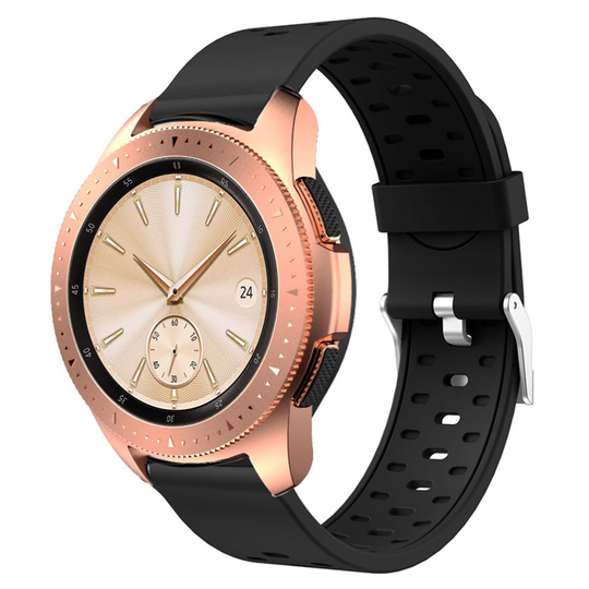 Samsung Galaxy Watch Active dual-color silicone watch band - All Black