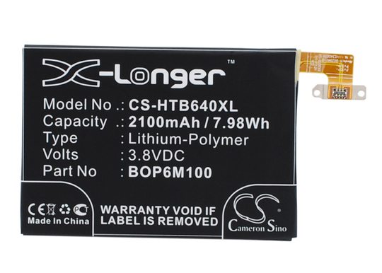 HTC 0P6B640 0P8B200 HTC6515L akku 2100 mAh