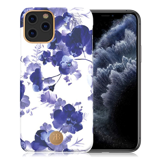 Kingxbar iPhone 11 Pro Blossom Swarovski Case - Orchid