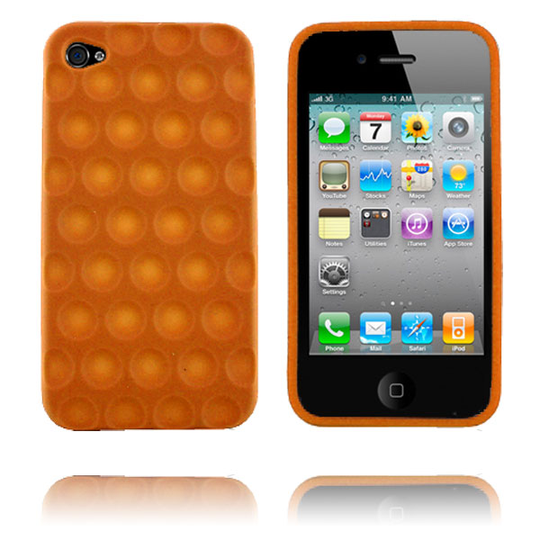 Premium (Oranssi) iPhone 4 Silikonikuori