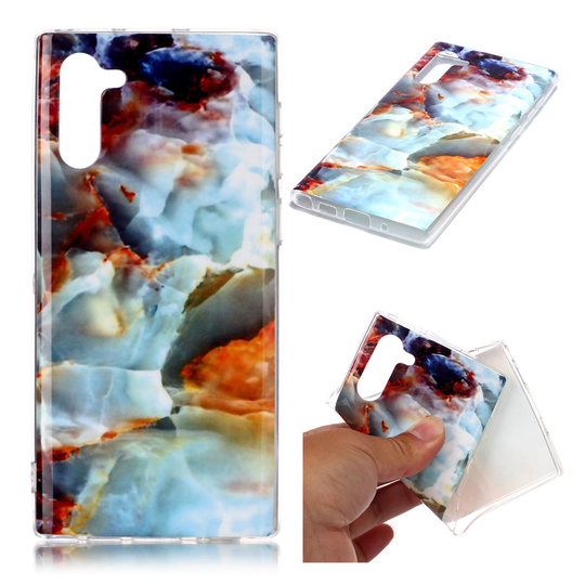 Marble Samsung Galaxy Note 10 kuoret - Värikäs pilvimarmori