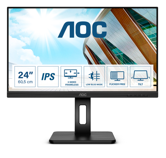 AOC 24P2Q 24" FHD IPS HAS DP/HDMI/DVI/VGA