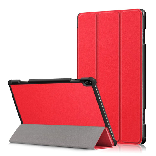 Lenovo Tab P10 smart nahkainen flip Suojakotelo - Punainen