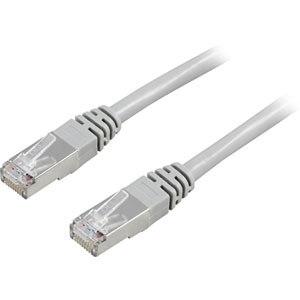 F/UTP Cat5e Suojattu Laitekaapeli, 15m, 100MHz, Harmaa