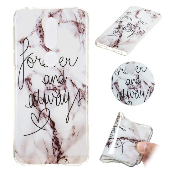 Marble Nokia 7.1 kuoret - Ikuisesti ja aina malli