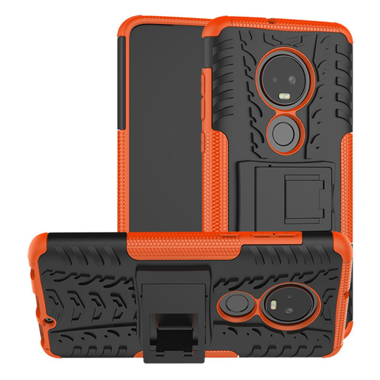 Offroad Motorola Moto G7 Plus kuoret - Oranssi
