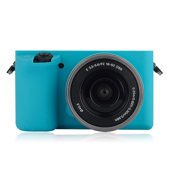 Sony Alpha A6300 ja A6000 tyylikäs kamerakotelo - Sininen