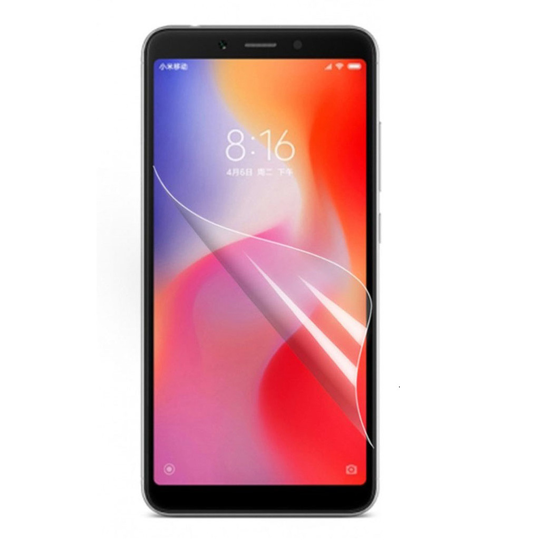 Xiaomi Redmi 6 Ultra kirkas LCD puhelimen näyttö suojakalvo - Transparentti 3kpl/ setti