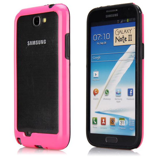Dual Compund (Pinkki) Samsung Galaxy Note 2 Suojakehys