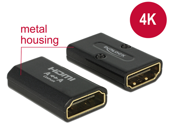This HDMI Adapter By Delock Can Be Used To Extend A HDMI Connection. Further The Adapter Changes The