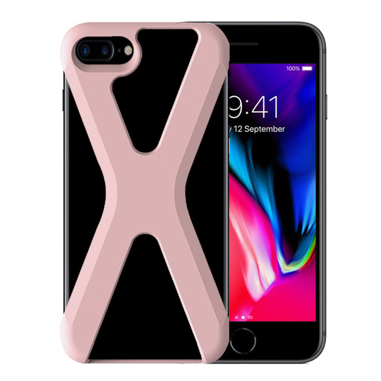DAITE iPhone 7 Plus ja 8 Plus moderni suojakuori - Pinkki