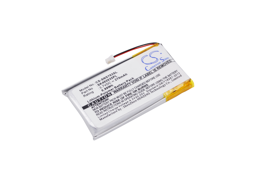 Sony NW-S603F NW-S703F NW-S705F MP3-Soittimen Akku