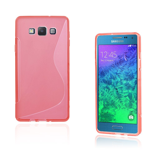Lagerlöf Samsung Galaxy A7 Suojakuori - Punainen