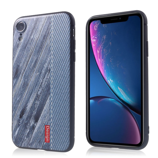 iPhone Xr stereoskooppi kuviollinen pehmeä silikooni muovinen suojakuori - Tyyli F