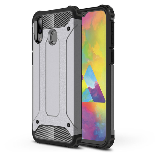 Armour Guard Samsung Galaxy M20 kuoret - Harmaa