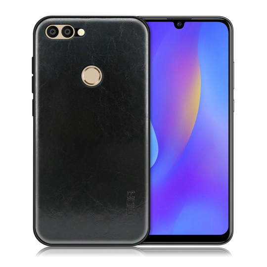 MOFI Huawei P Smart nahkapintainen hybridi suojakotelo - Musta